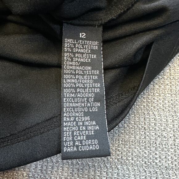 Y2K Scarlett Nite‎ Sequin Cocktail Mini Dress Black Silver Glam Party 12 - Picture 4 of 8